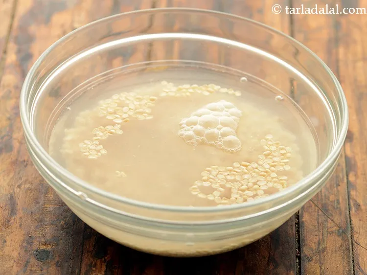 Step 8 – Add enough water.