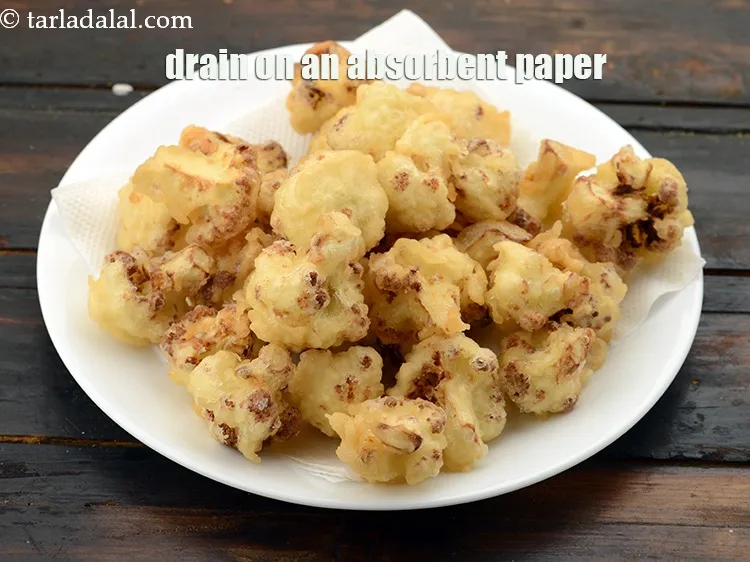 Step 21 – Drain on an absorbent paper. Keep aside.