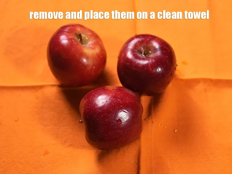 Step 11 – <meta charset="UTF-8" />Remove and place them on a clean towel.&nbsp;<br /> &nbsp;