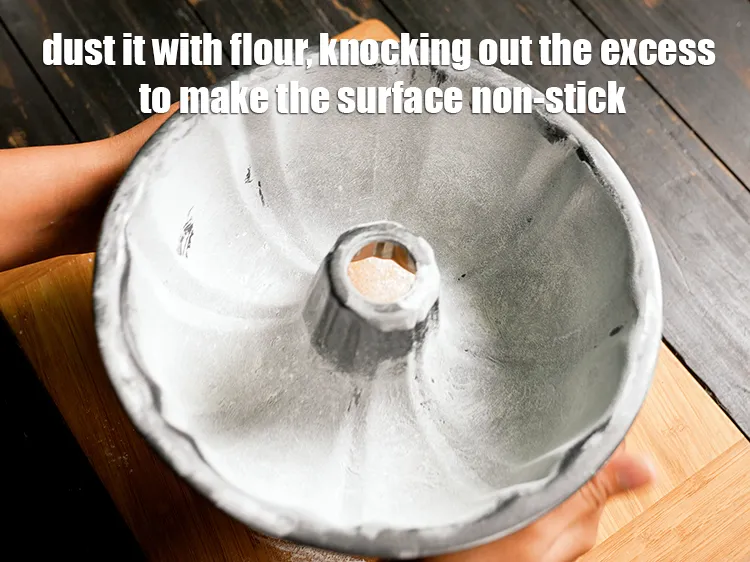 Step 5 – Then dust it with flour, knocking out the excess to make the surface non-stick. This …