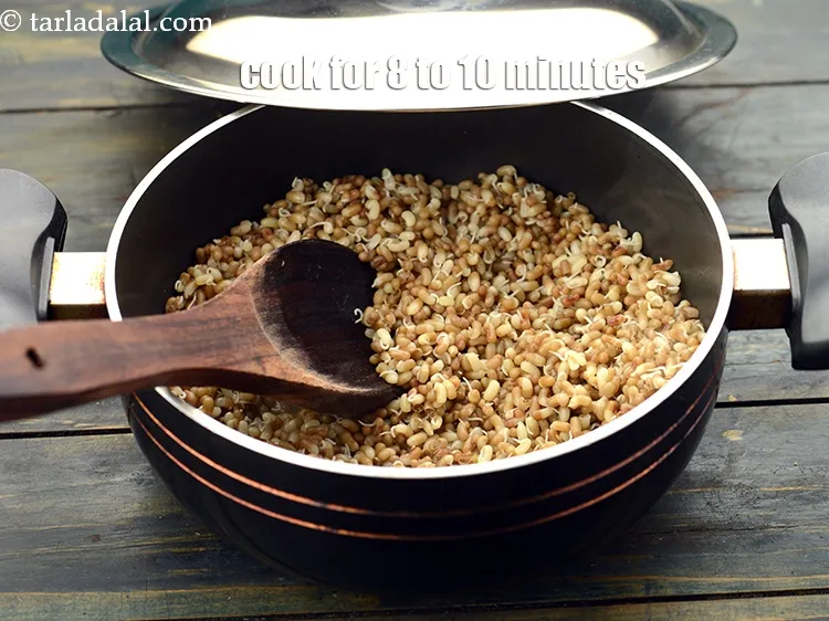 Step 8 – Cook on a medium flame for 8 to 10 minutes, while stirring occasionally. . It …