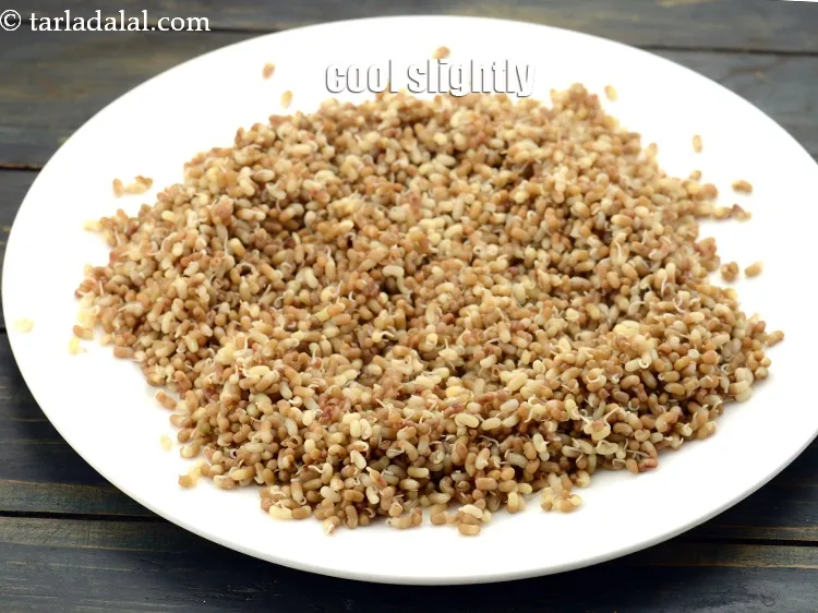 Step 9 – Cool slightly. This will take approx. 15 minutes.