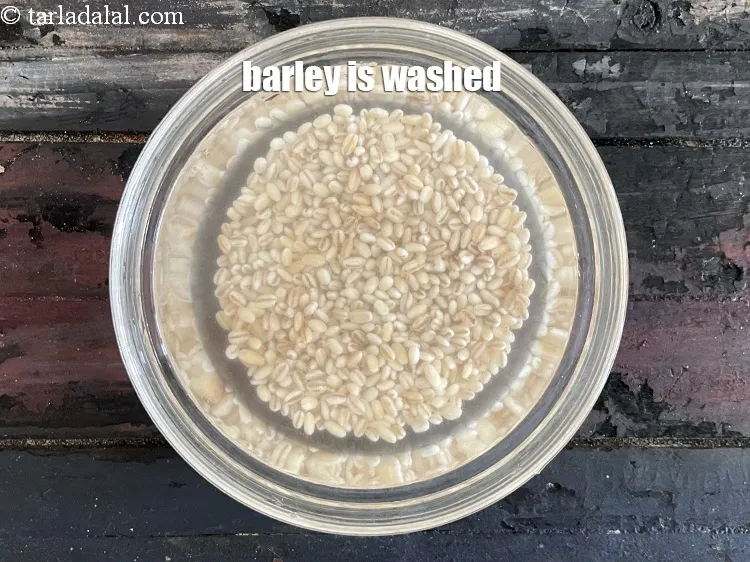 Step 5 – The barley is washed.<br /> &nbsp;