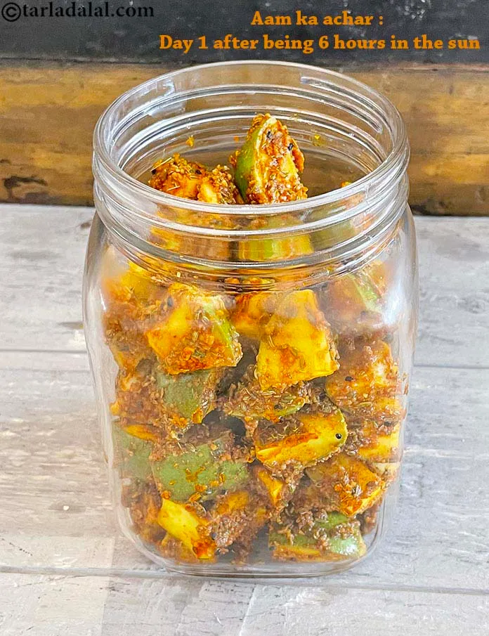 Step 34 – Just keep in mind the basics of pickle making a clean sterilized jar and see …