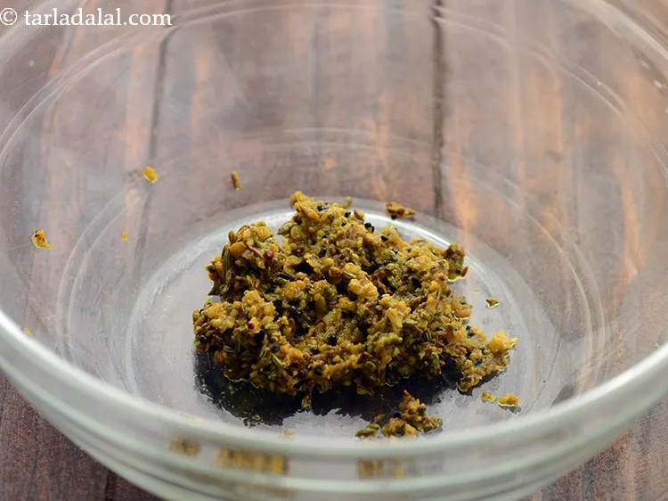 Step 12 – Transfer the mixture into a deep bowl.