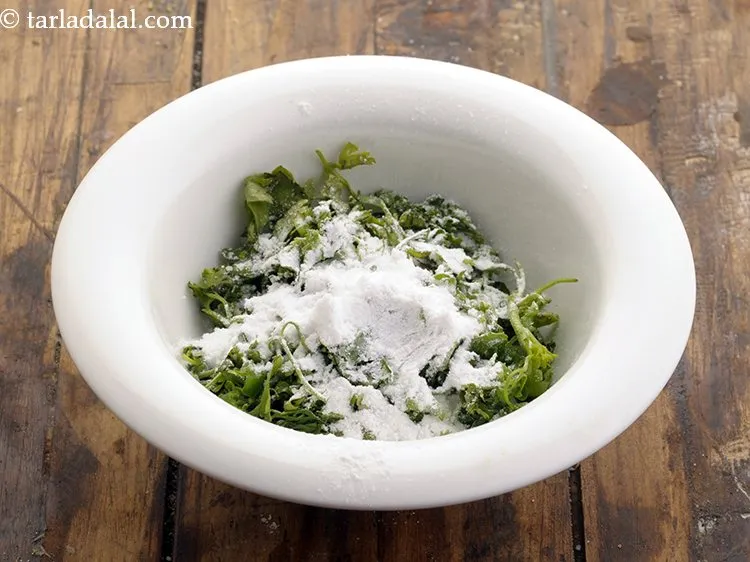 Step 13 – Add powdered sugar to balance the spice.&nbsp;