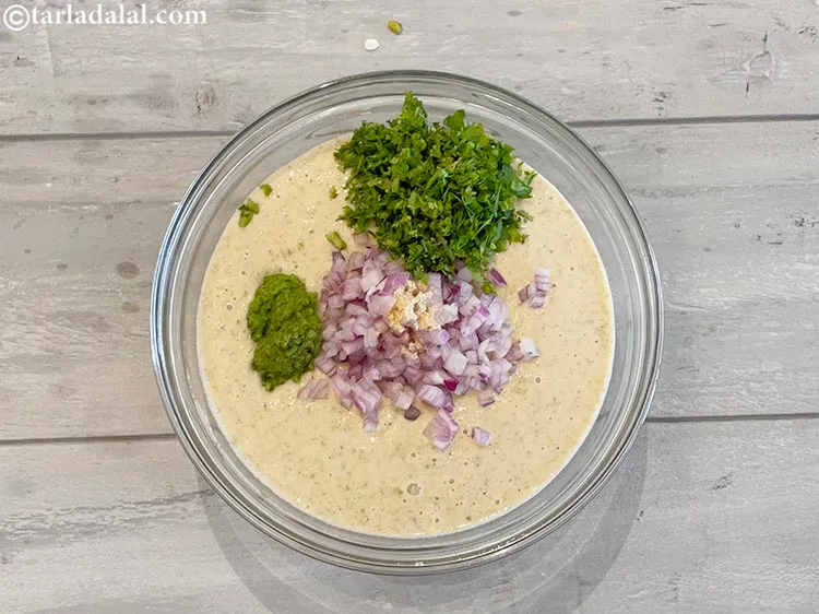 Step 18 – Add the coriander.