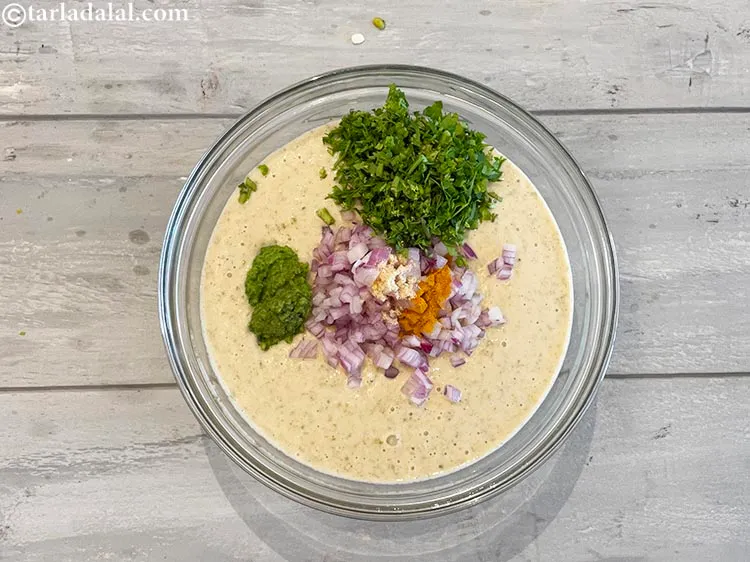 Step 19 – Add the turmeric powder.