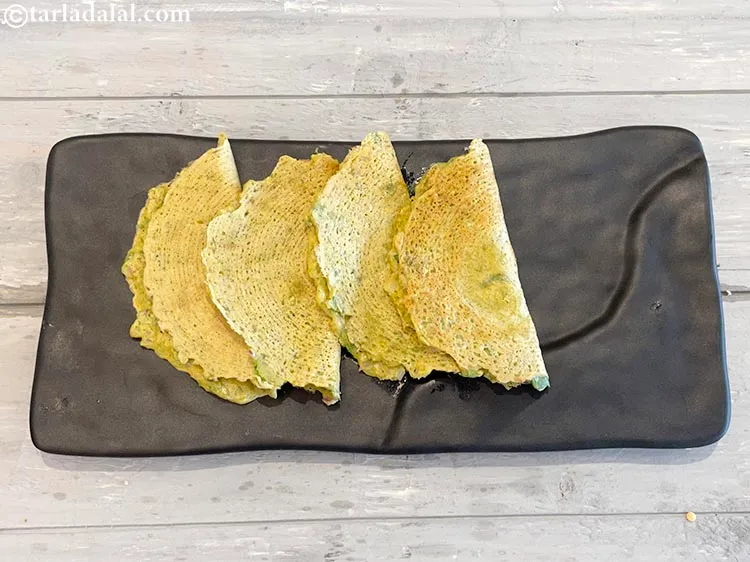 Step 28 – Serve <strong>healthy adai |&nbsp;diabetic adai&nbsp;|&nbsp;Indian style dalia adai without rice&nbsp;|&nbsp;Indian snack for diabetes&nbsp;|&nbsp;</strong>hot with <a …