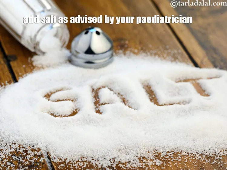 Step 19 – If you are making these parathas for kids less than a year, then it is …