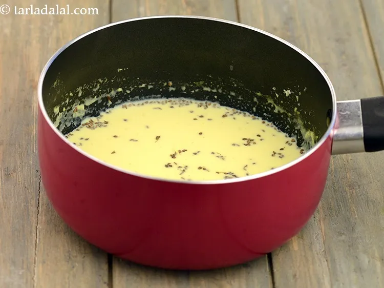 Step 9 – Mix<strong> ajwain and turmeric milk recipe | haldi ajwain ka doodh | haldi ajwain milk …