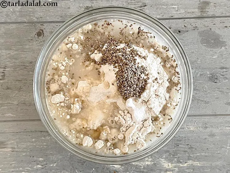 Step 8 – Add enough water to make a soft dough. We have used roughly 3/4 cup of …