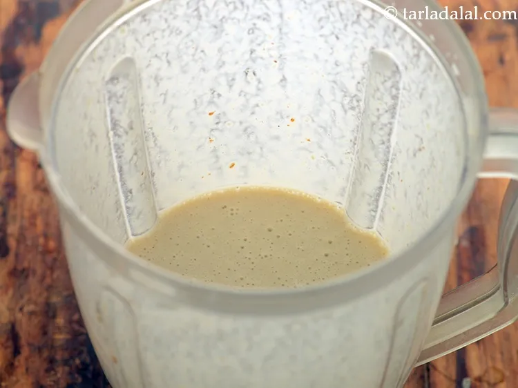 Step 7 – Blend in a mixer jar until smooth and frothy.&nbsp;