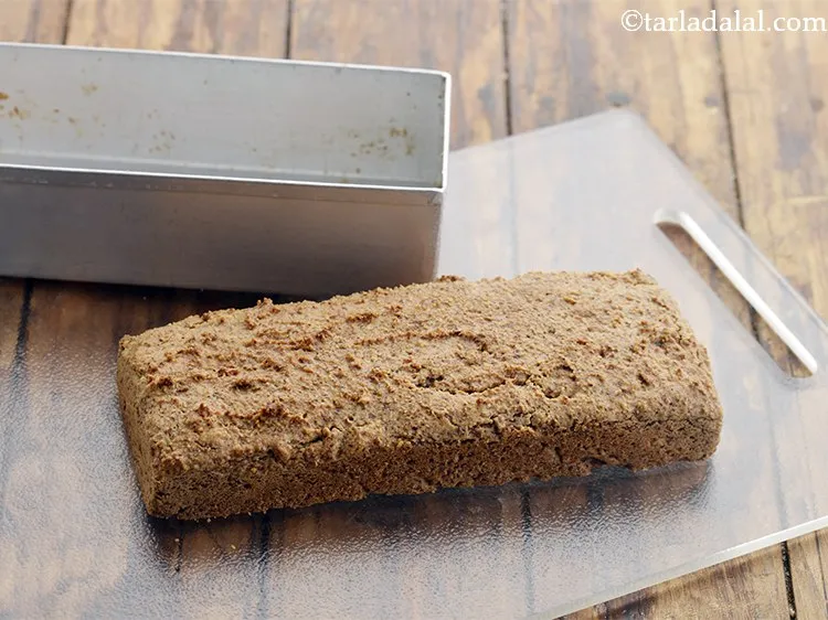 Step 19 – Demould the low carb almond bread carefully.