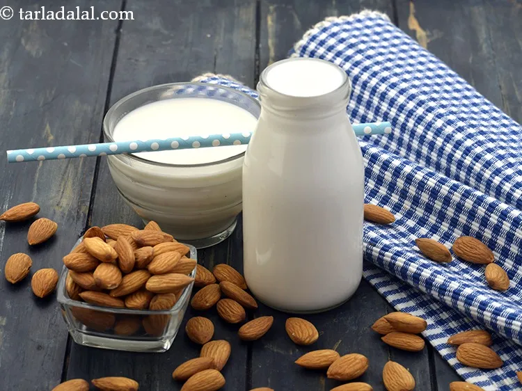 Step 14 – Coconut milk can be replaced with <a href="https://www.tarladalal.com/almond-milk-homemade-pure-almond-milk-40984r" target="_blank">almond milk</a>.&nbsp;<br /> &nbsp;