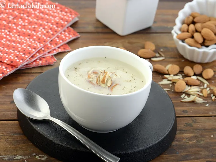 Step 48 – Since the soup is white sauced based, it tends to get gooey upon cooling. So …