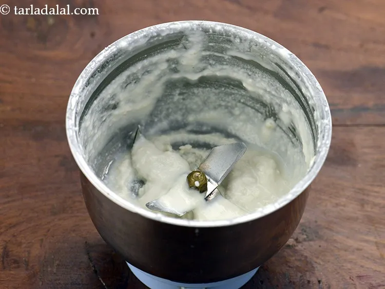 Step 35 – Transfer the almonds into a mixer jar and blend till coarse. You won&rsquo;t require water …