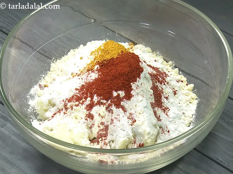 Step 30 – Add 1/4 tsp&nbsp;<a href="https://www.tarladalal.com/glossary-turmeric-powder-haldi-645i">turmeric powder (haldi)</a>.