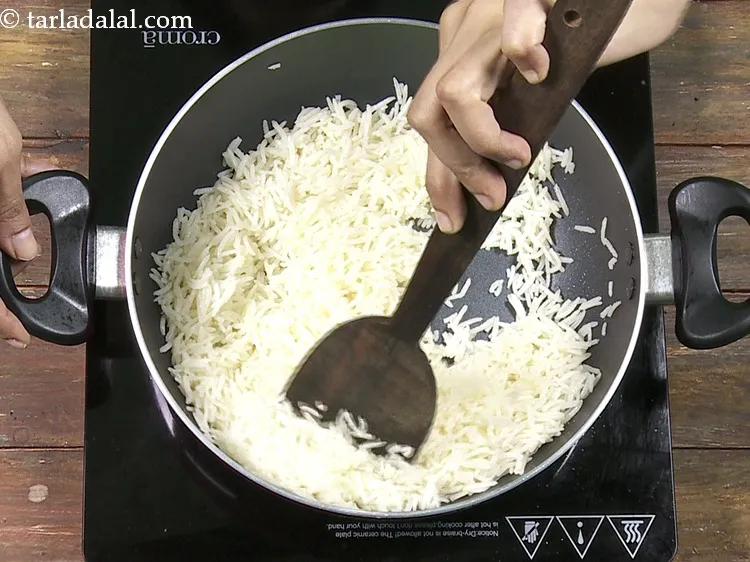 Step 32 – Saut&eacute; on a medium flame for 2 minutes.