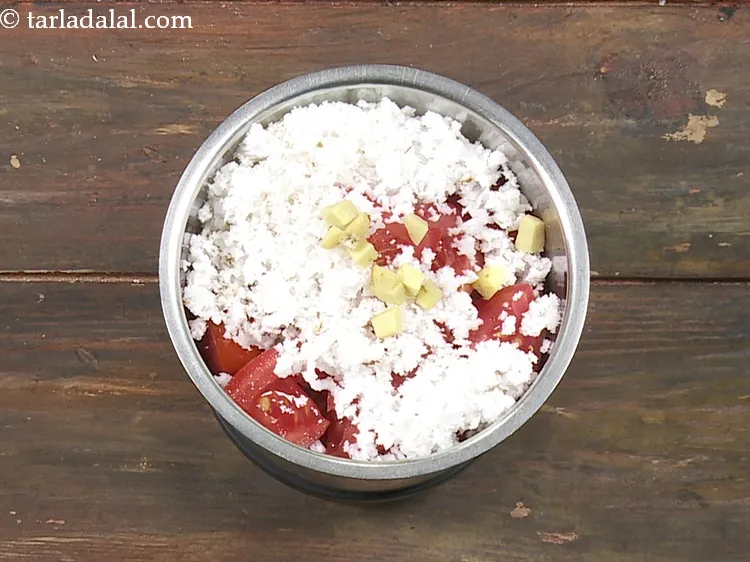 Step 37 – Add 1/2 tsp&nbsp;roughly&nbsp;<a href="https://www.tarladalal.com/glossary-chopped-ginger-786i">chopped ginger (adrak)</a>.