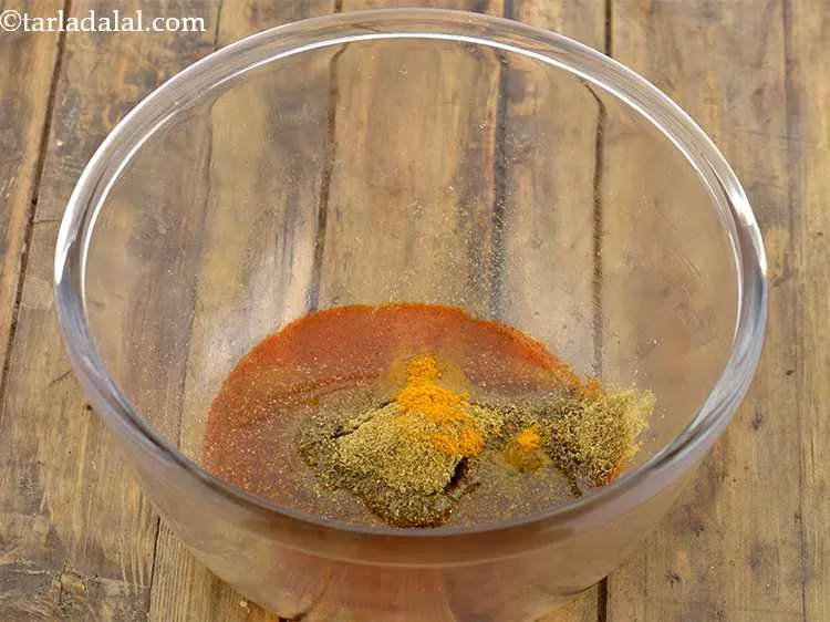 Step 11 – Also, add the turmeric powder for a bright yellow color.