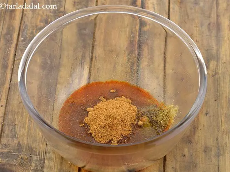 Step 12 – Then add the dried mango powder for a pleasant sour (khatta) taste. If you do …