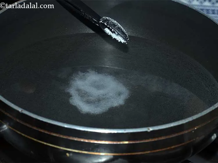 Step 3 – Boil enough water in a deep non-stick pan and add salt to it. Alternatively, you …