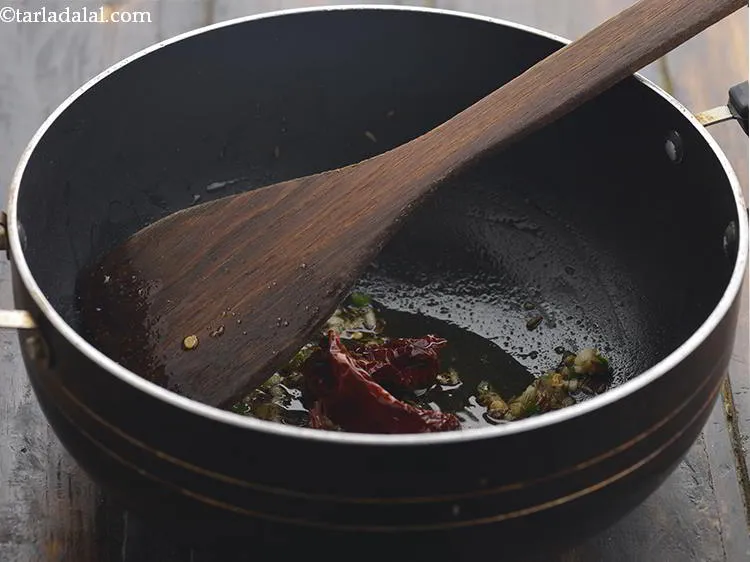Step 12 – Saut&eacute; on a medium flame or a few seconds.