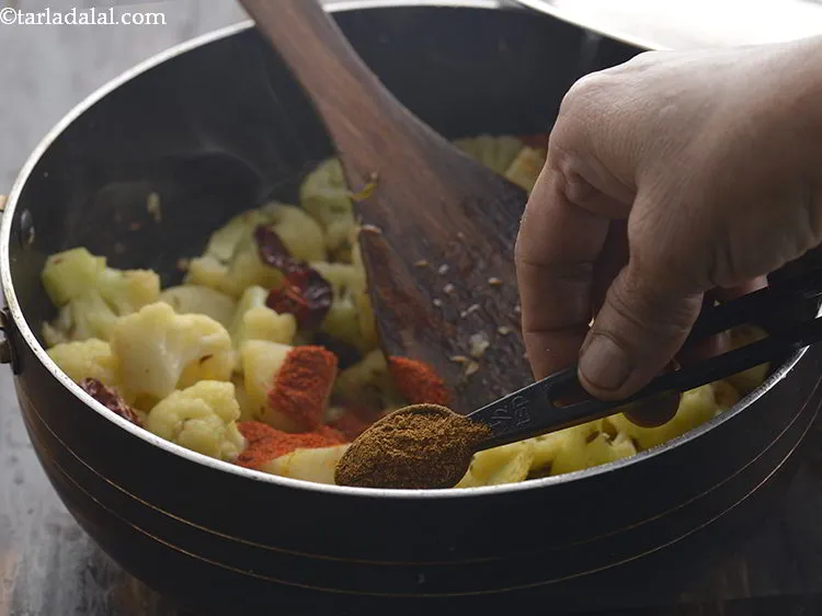 Step 20 – Add the garam masala. We have made use of homemade garam masala made using this …