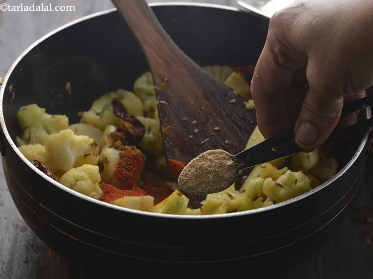 Step 21 – Add the dried mango powder. If you don&rsquo;t have amchur then make use of fresh …