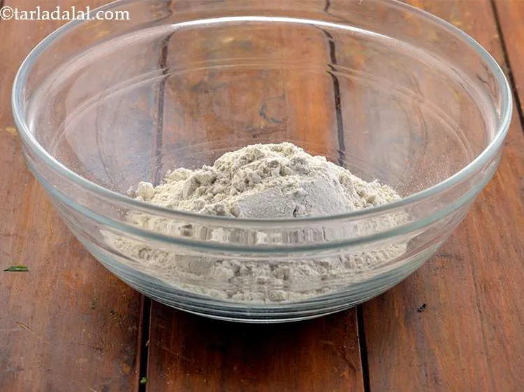 Step 14 – To make the dough for <strong>aloo gobi ke parathe recipe | aloo cauliflower paratha | …