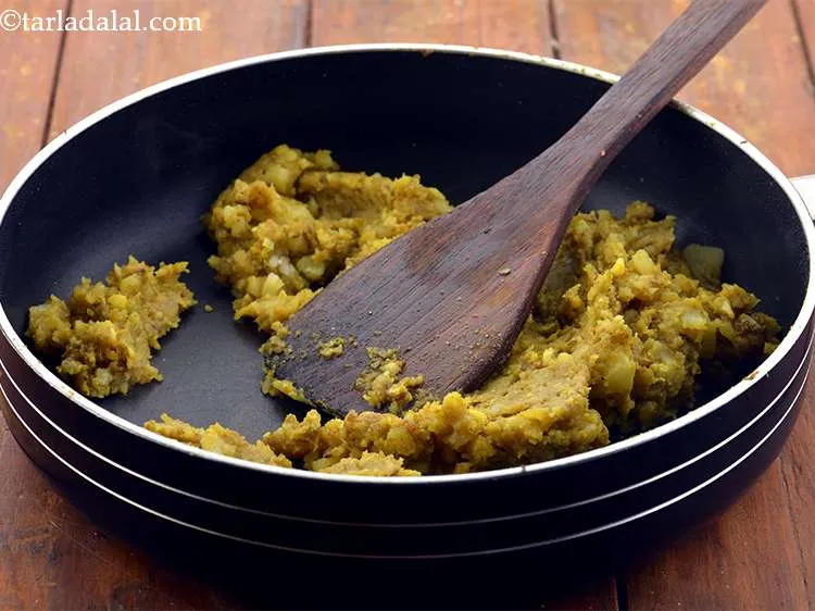 Step 12 – Mix well and cook on a medium flame for 1 minute, while stirring occasionally till …