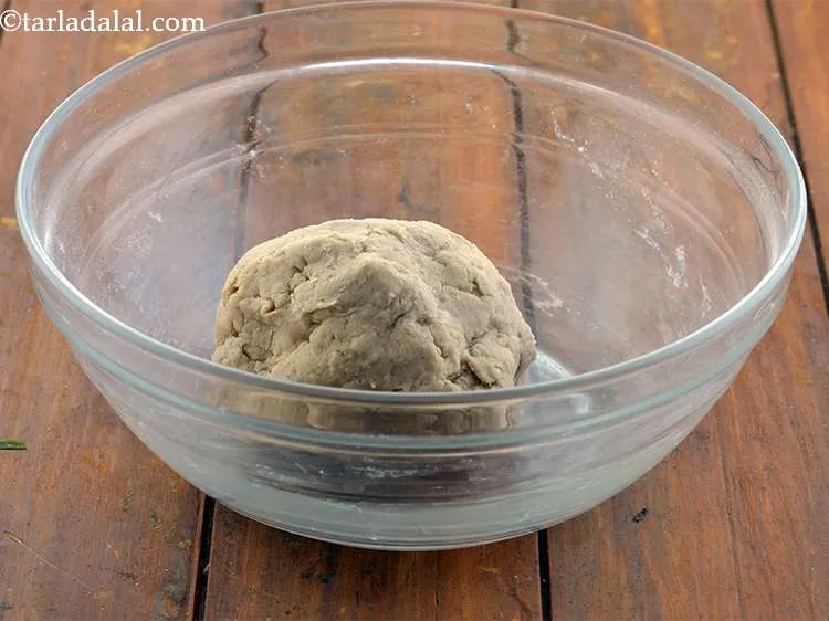 Step 19 – Knead it into a soft dough. The dough should be smooth &amp; not sticky.
