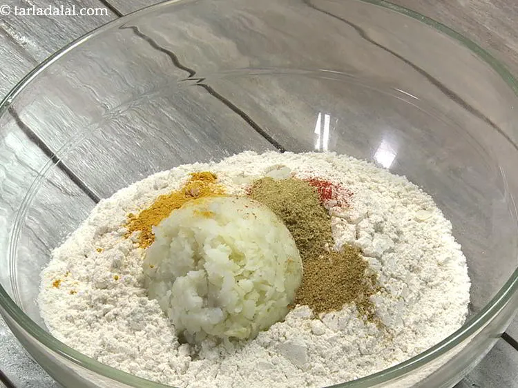 Step 9 – Add turmeric powder.