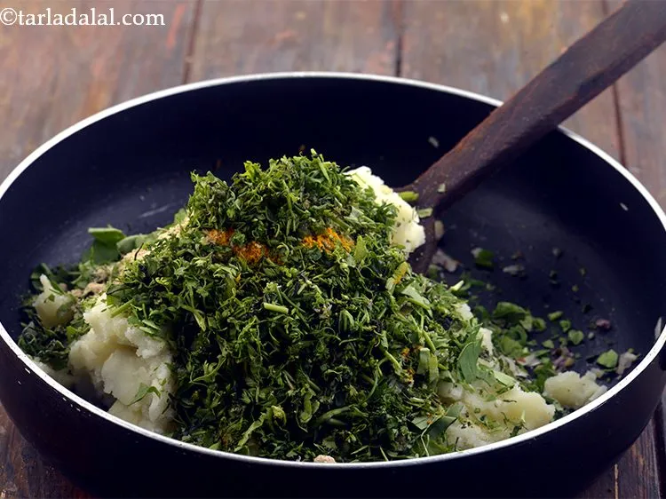 Step 14 – Finally add the coriander.
