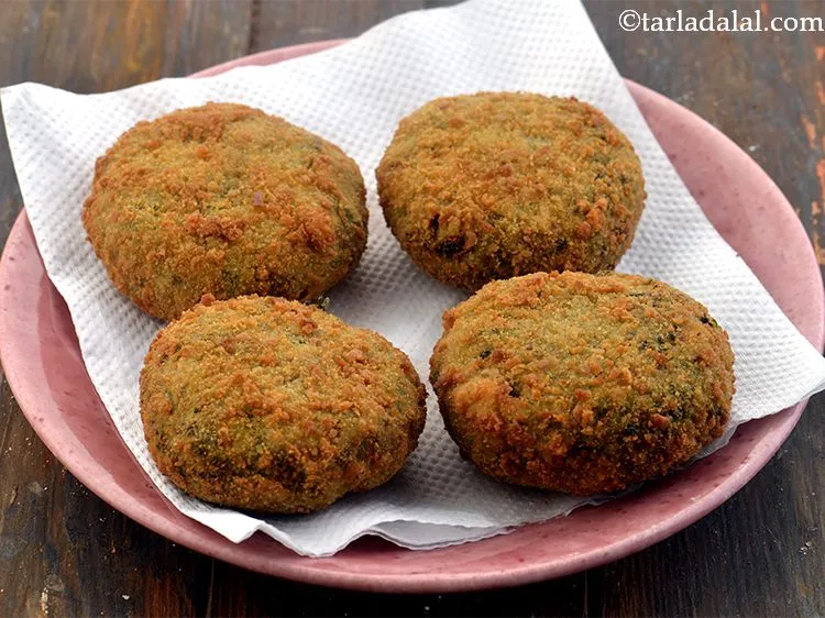 Step 28 – Drain&nbsp;<strong>aloo methi tikki recipe | Indian aloo methi cutlet | potato fenugreek tikki | potato …