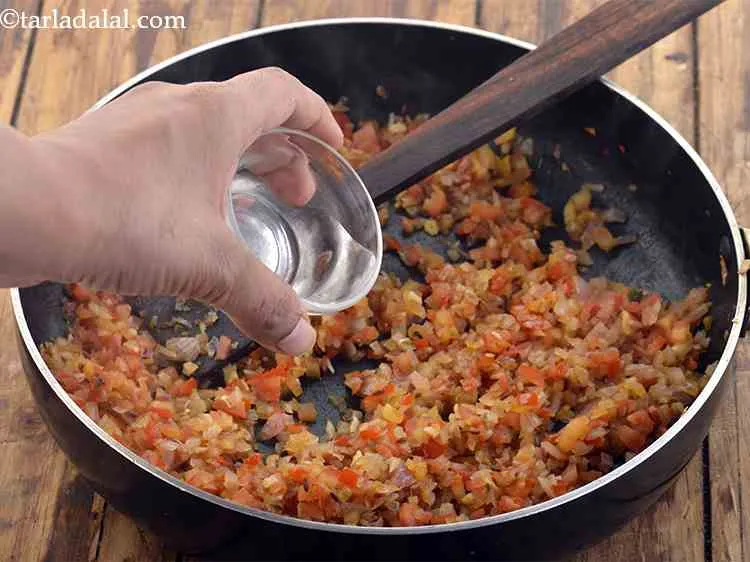 Step 8 – Add 1 tbsp water.