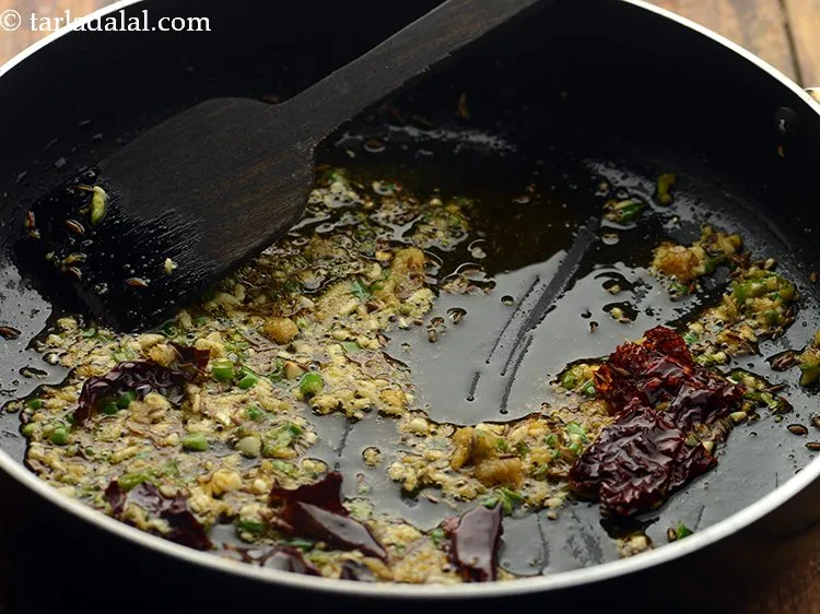 Step 9 – Mix well and saut&eacute; on a medium flame for 1 minute or until the raw …