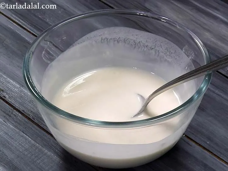 Step 1 – Combine the plain flour and ? cup of water in a deep bowl and whisk …