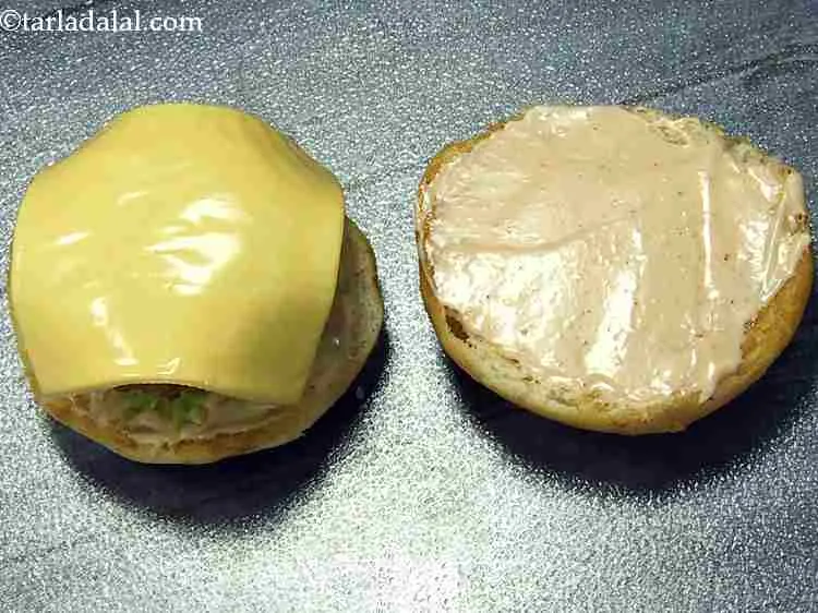 Step 23 – Then place a cheese slice.