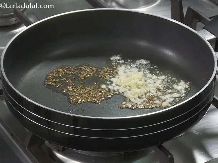 Step 3 – Add the garlic.