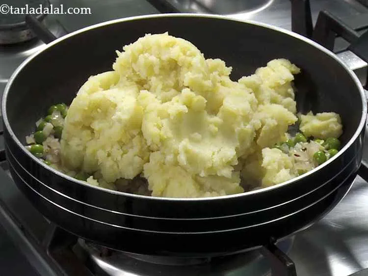 Step 6 – Add boiled and mashed potatoes. To perk up the tikki mixture, you can add grated …