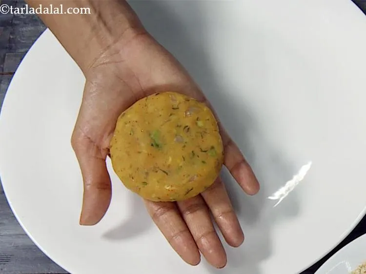 Step 10 – Transfer the mixture into a bowl or a plate and divide into 6 equal portions. …