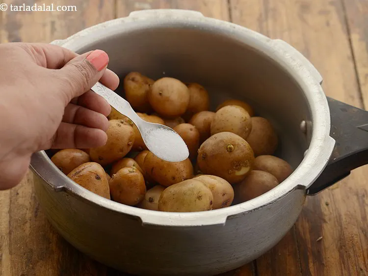 Step 5 – Add little salt.