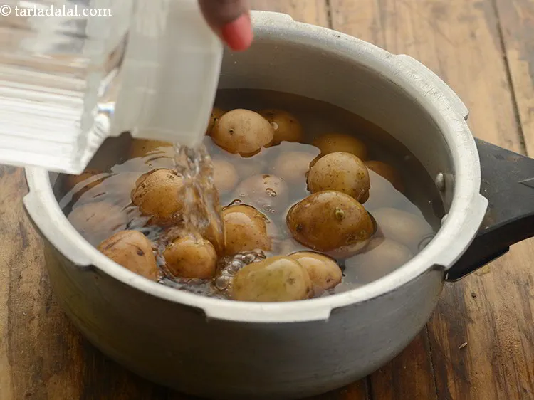 Step 6 – Add enough water.