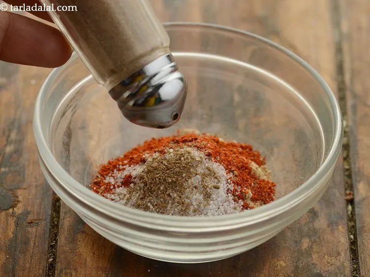 Step 12 – Add freshly ground black pepper.