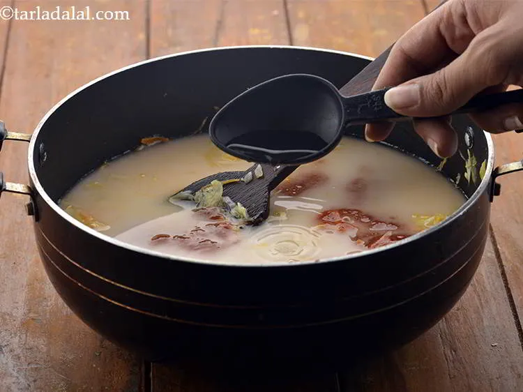 Step 28 – Also, add vinegar