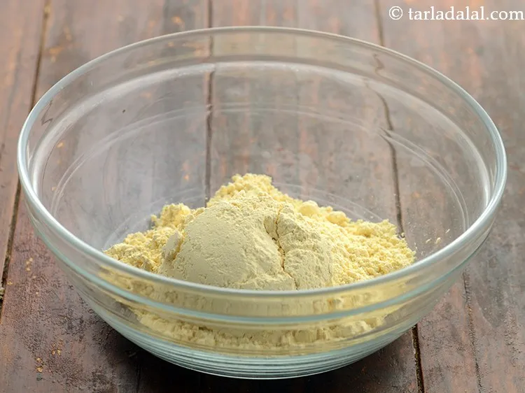 Step 2 – For the batter for&nbsp;<strong>amiri khaman in microwave recipe | sev khamani in microwave | quick …