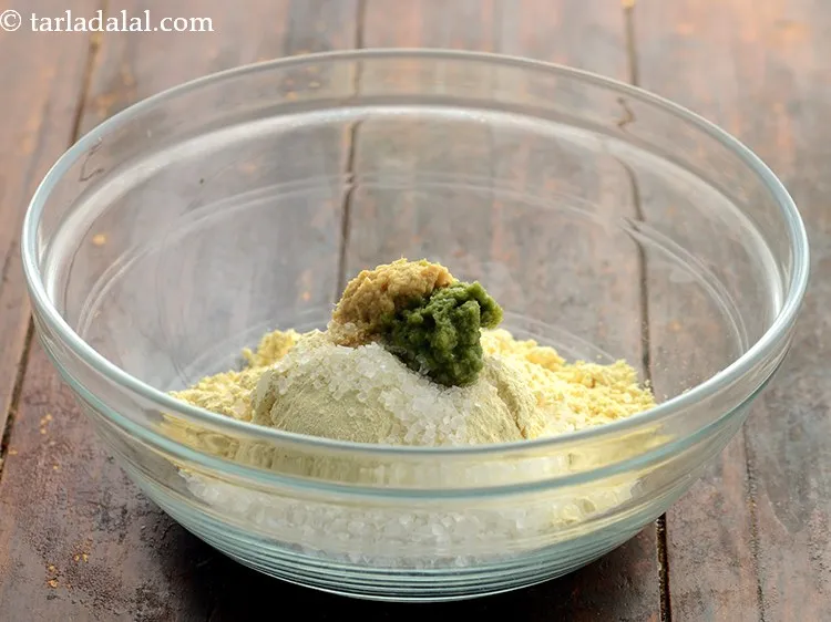 Step 6 – Add <a href="https://www.tarladalal.com/Ginger-Green-Chilli-Paste-33529r" target="_blank">ginger-green chili paste</a>. We have made one using this recipe of&nbsp;which is …