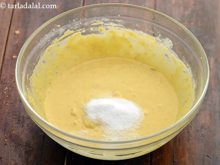 Step 9 – Just before cooking, add fruit salt. It acts as a leavening agent and helps in …